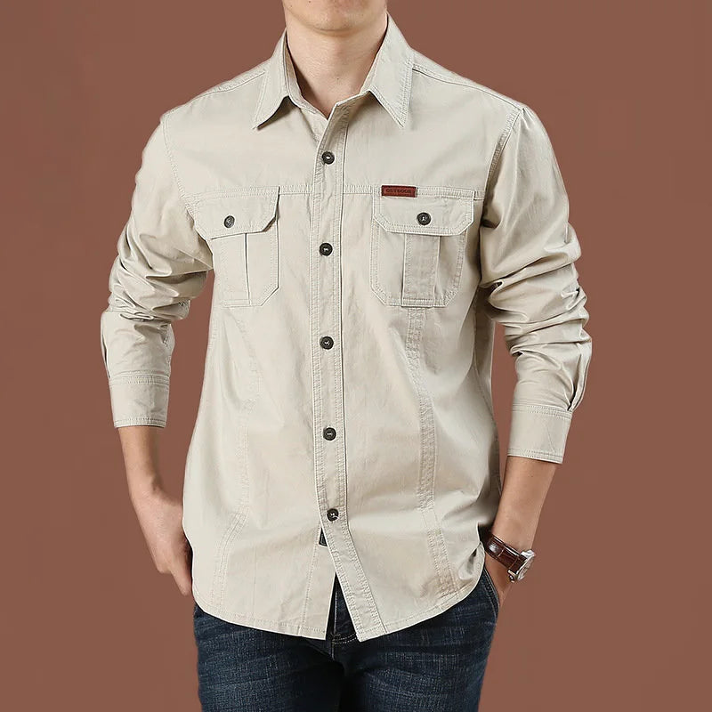 Men Casual Button Up Shirt