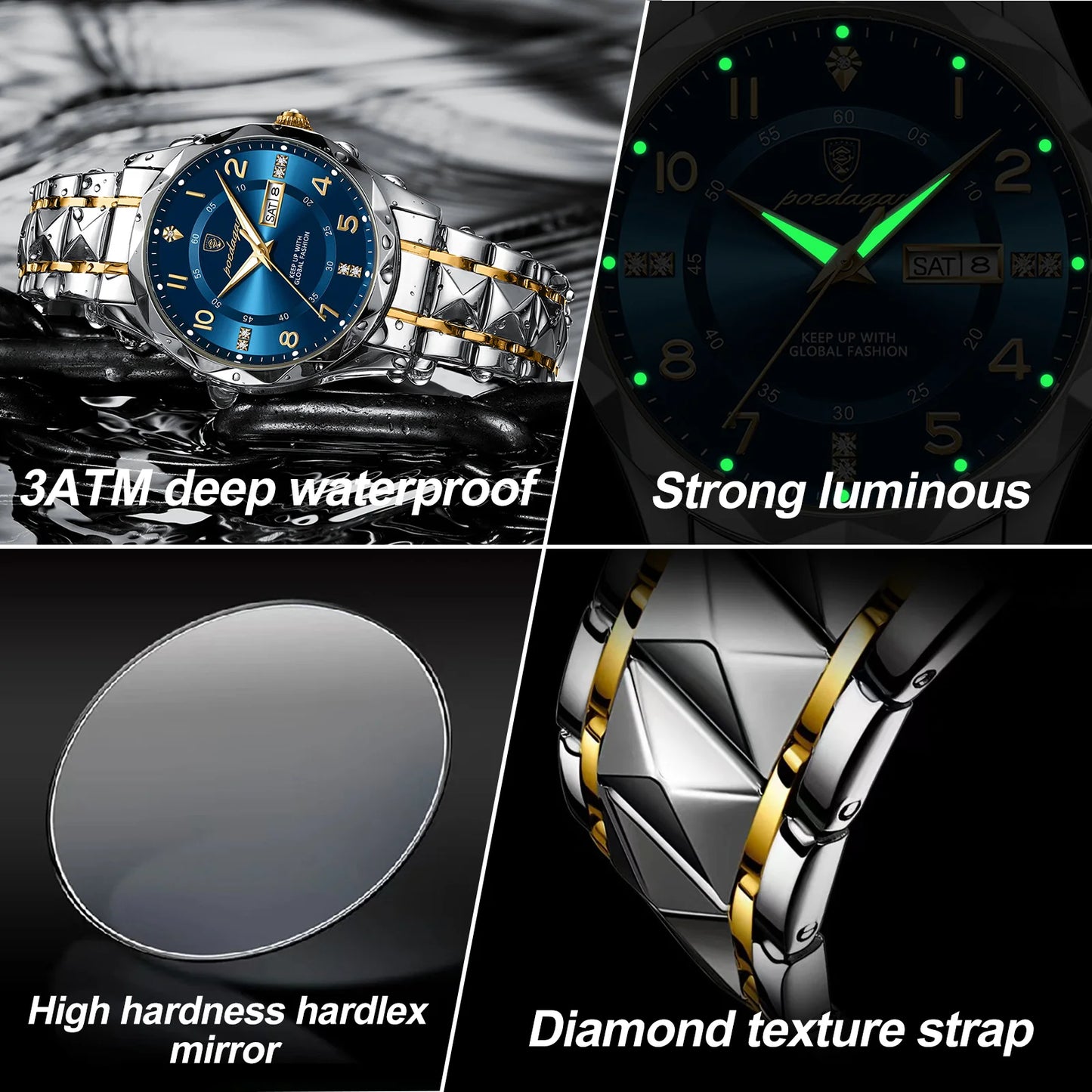 Luxury Waterproof Watch