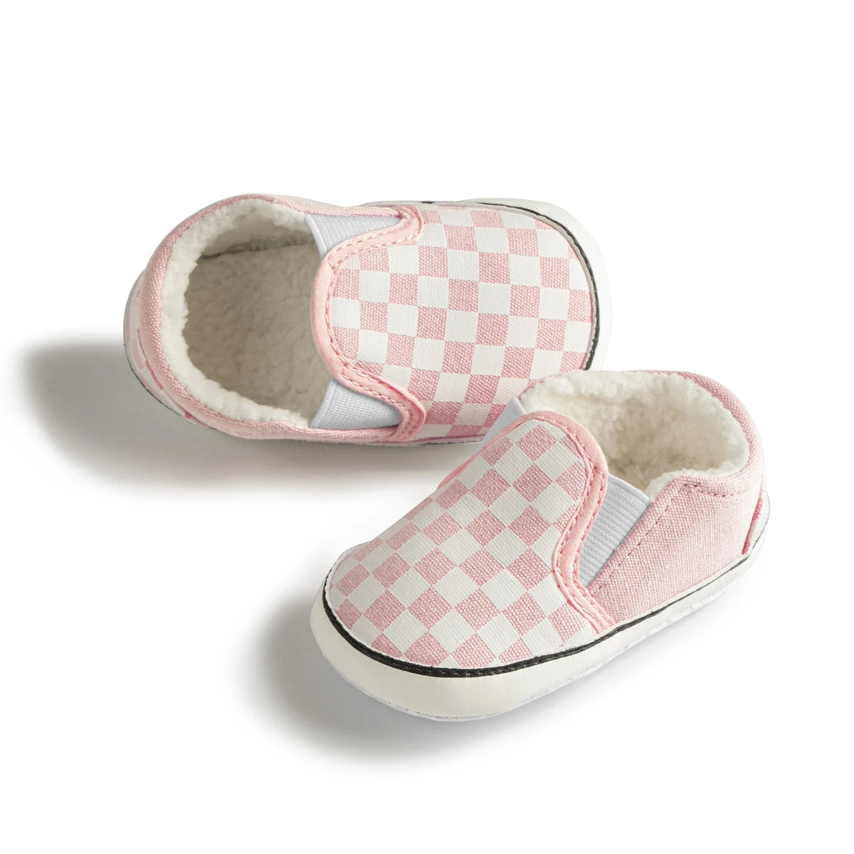 Checkered Cutie Baby Slip-Ons