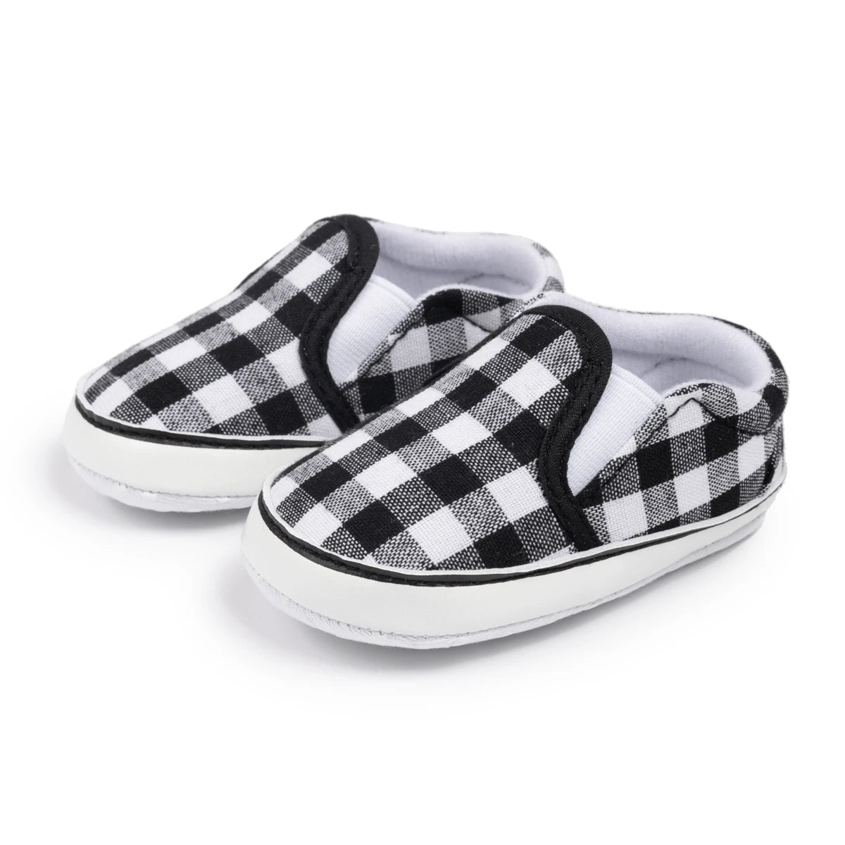 Checkered Cutie Baby Slip-Ons