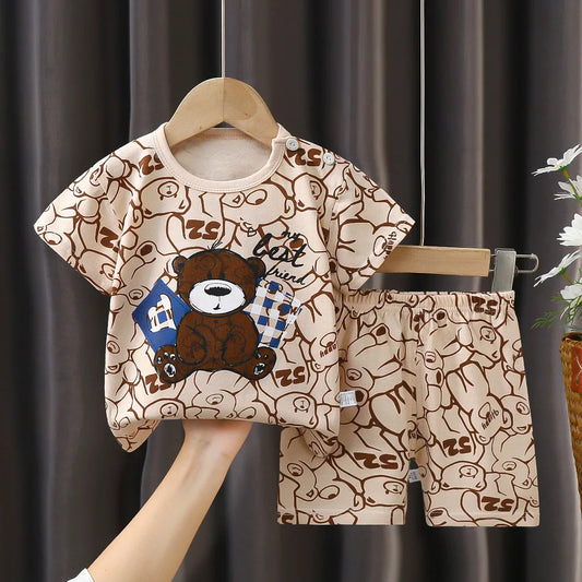 2-Piece Cartoon Short Set for Kids