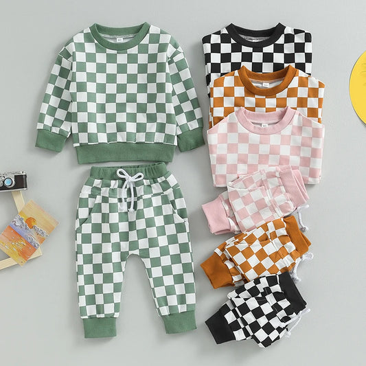 Checkered Vibes Toddler Set