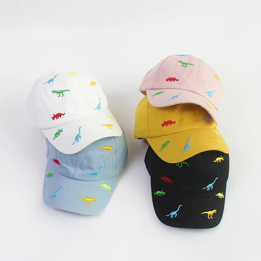 Dinosaur Embroidery Baby Cap