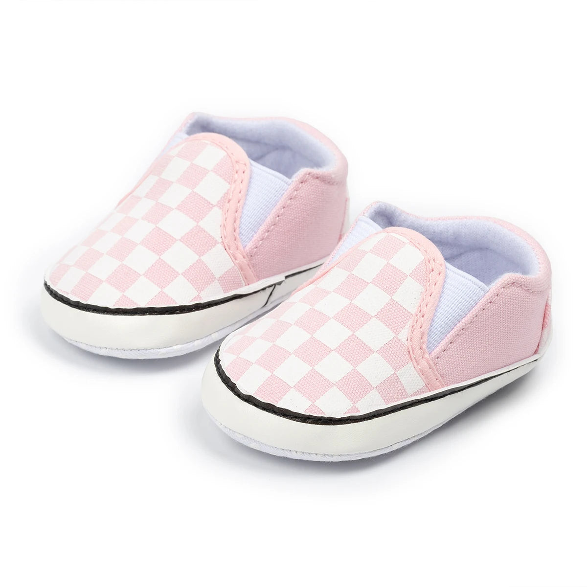 Checkered Cutie Baby Slip-Ons