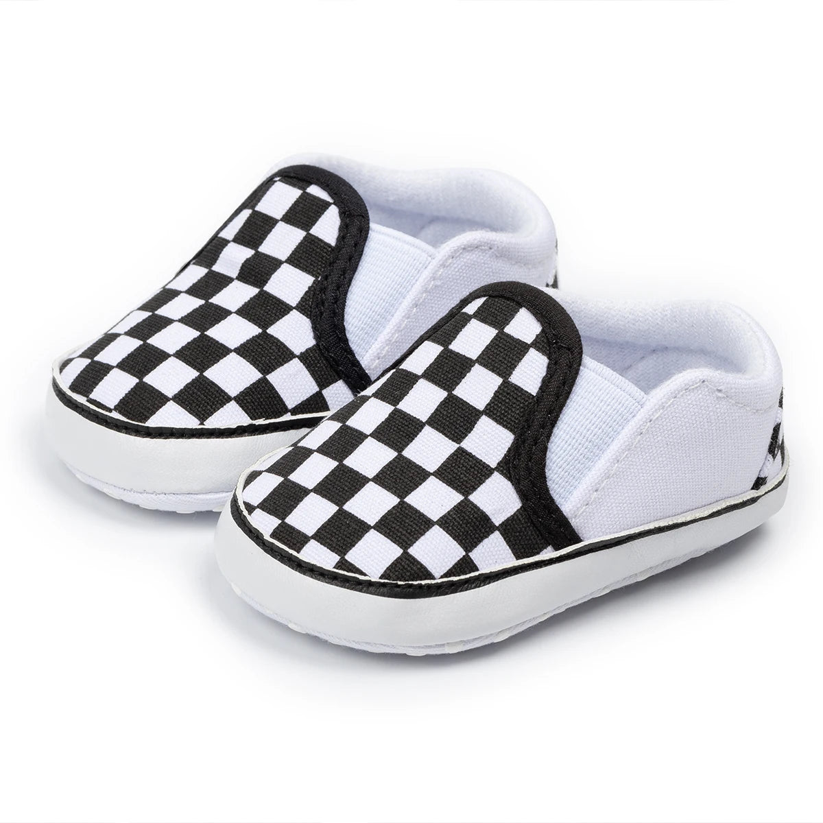 Checkered Cutie Baby Slip-Ons