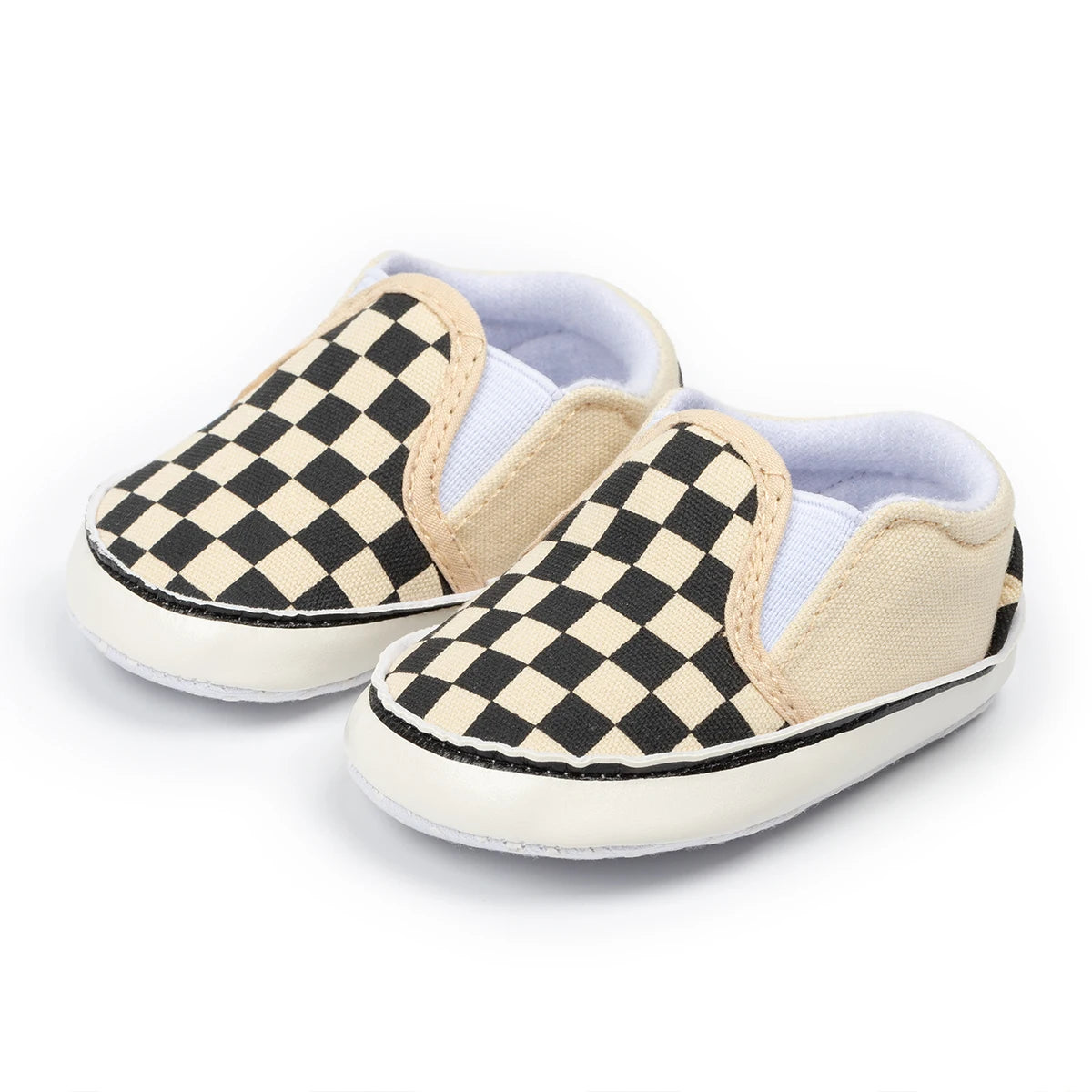 Checkered Cutie Baby Slip-Ons