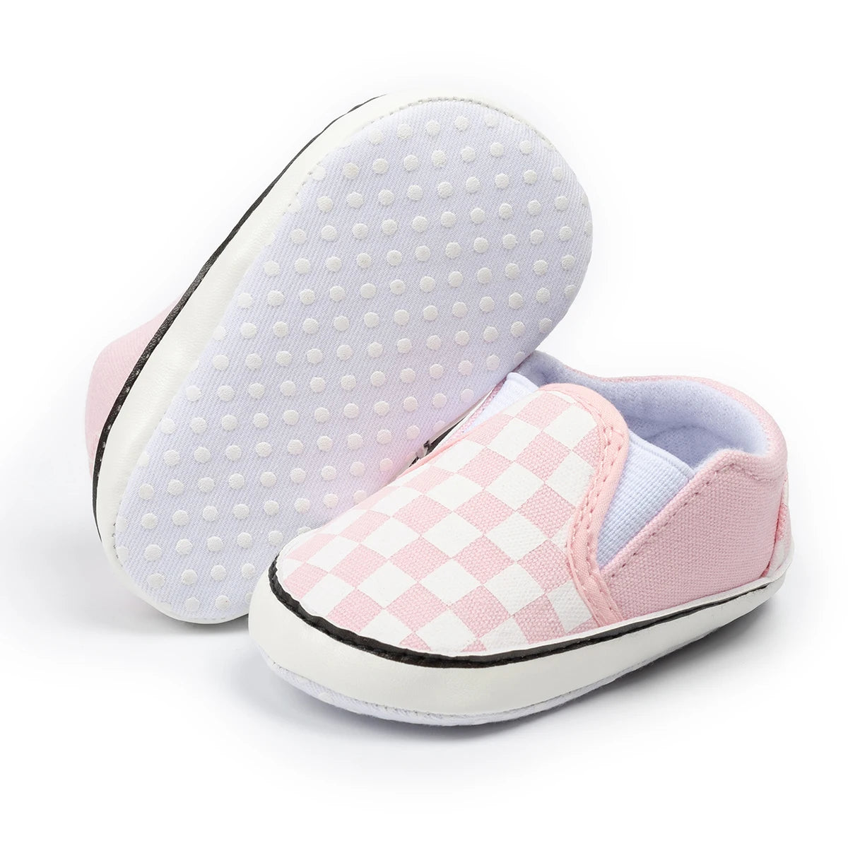 Checkered Cutie Baby Slip-Ons