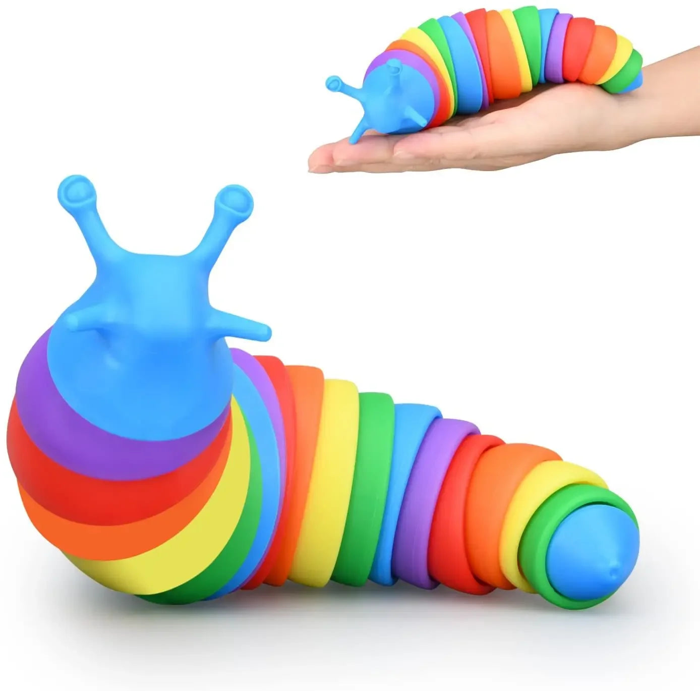 Colorful Fidget Slug Toy