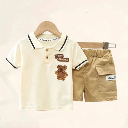 2-Piece Polo and Shorts Set