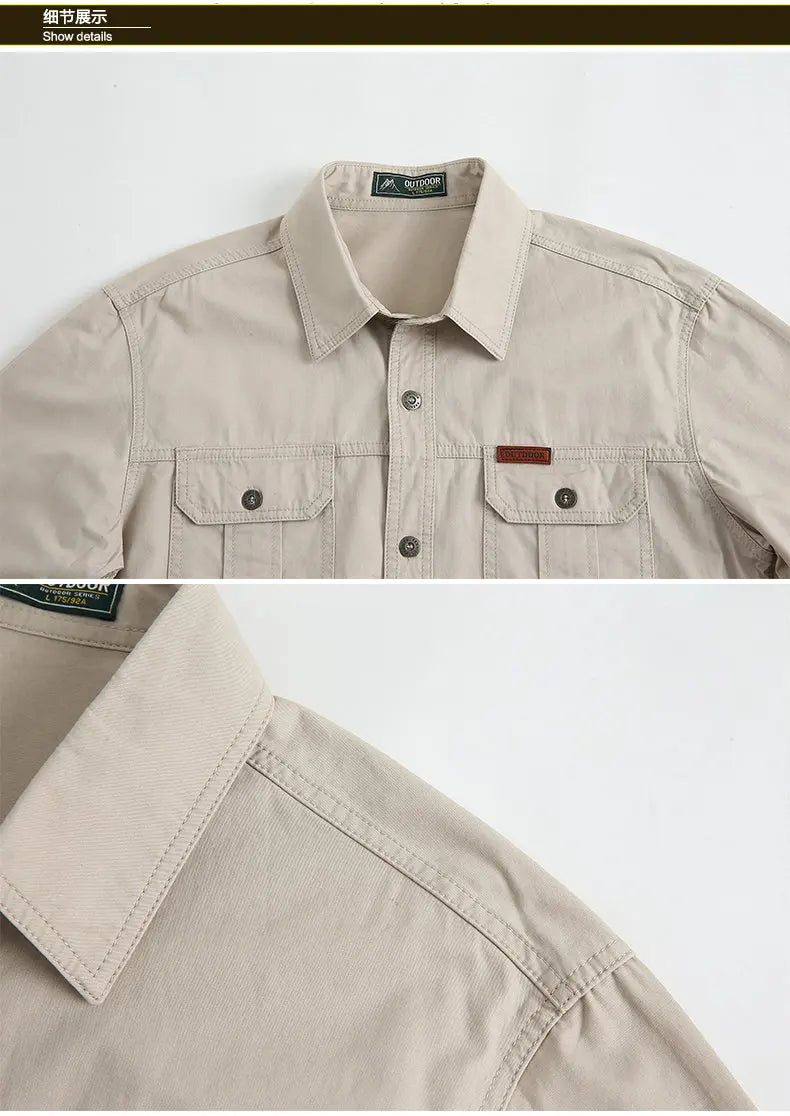 Men Casual Button Up Shirt