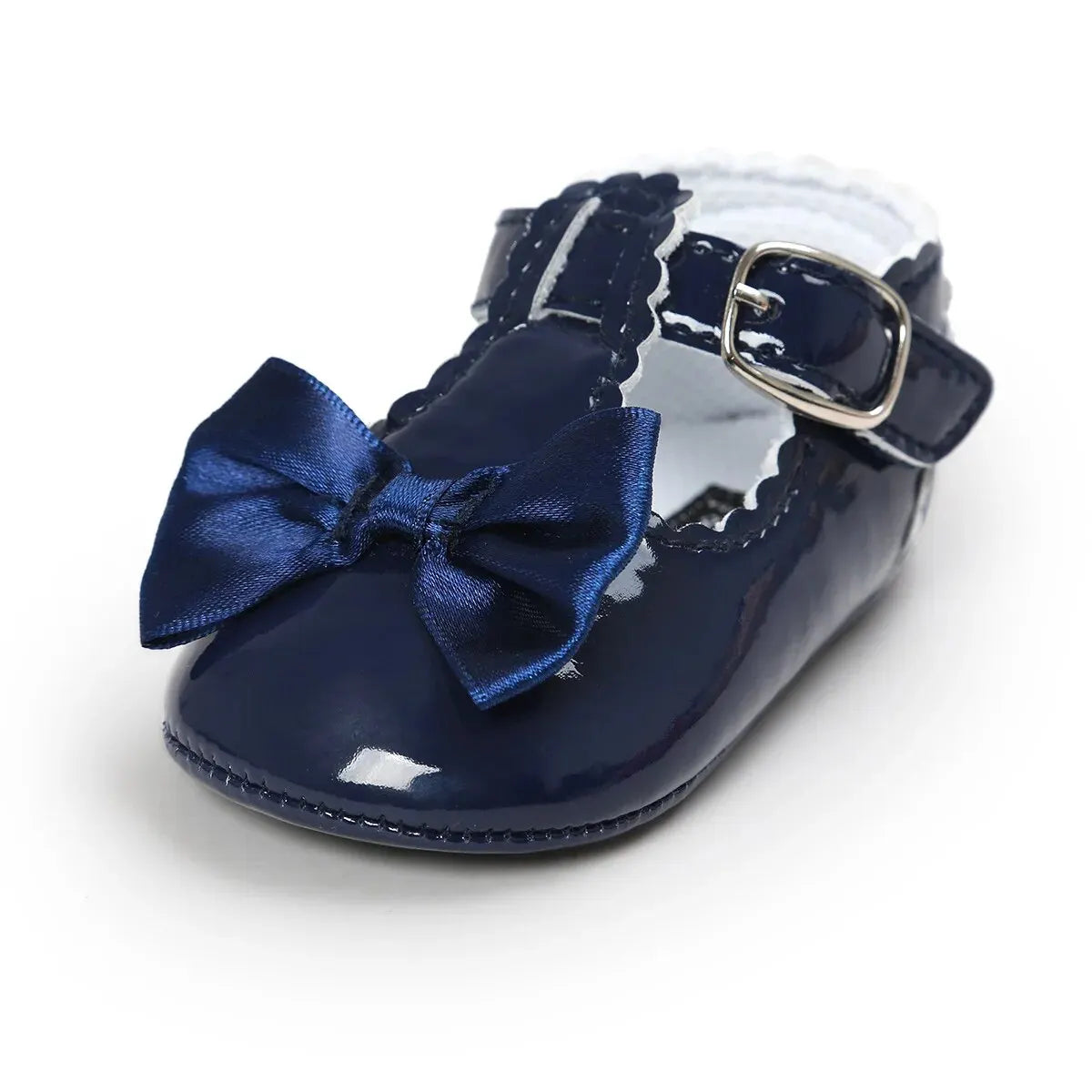 Bow Buckle Baby Shoes