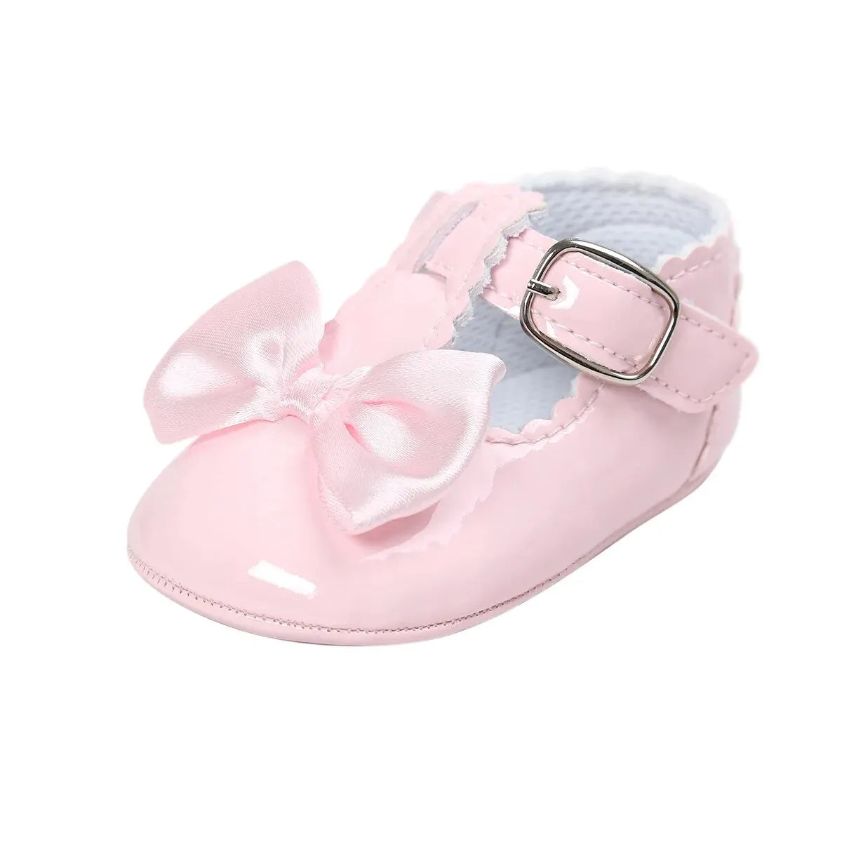 Bow Buckle Baby Shoes