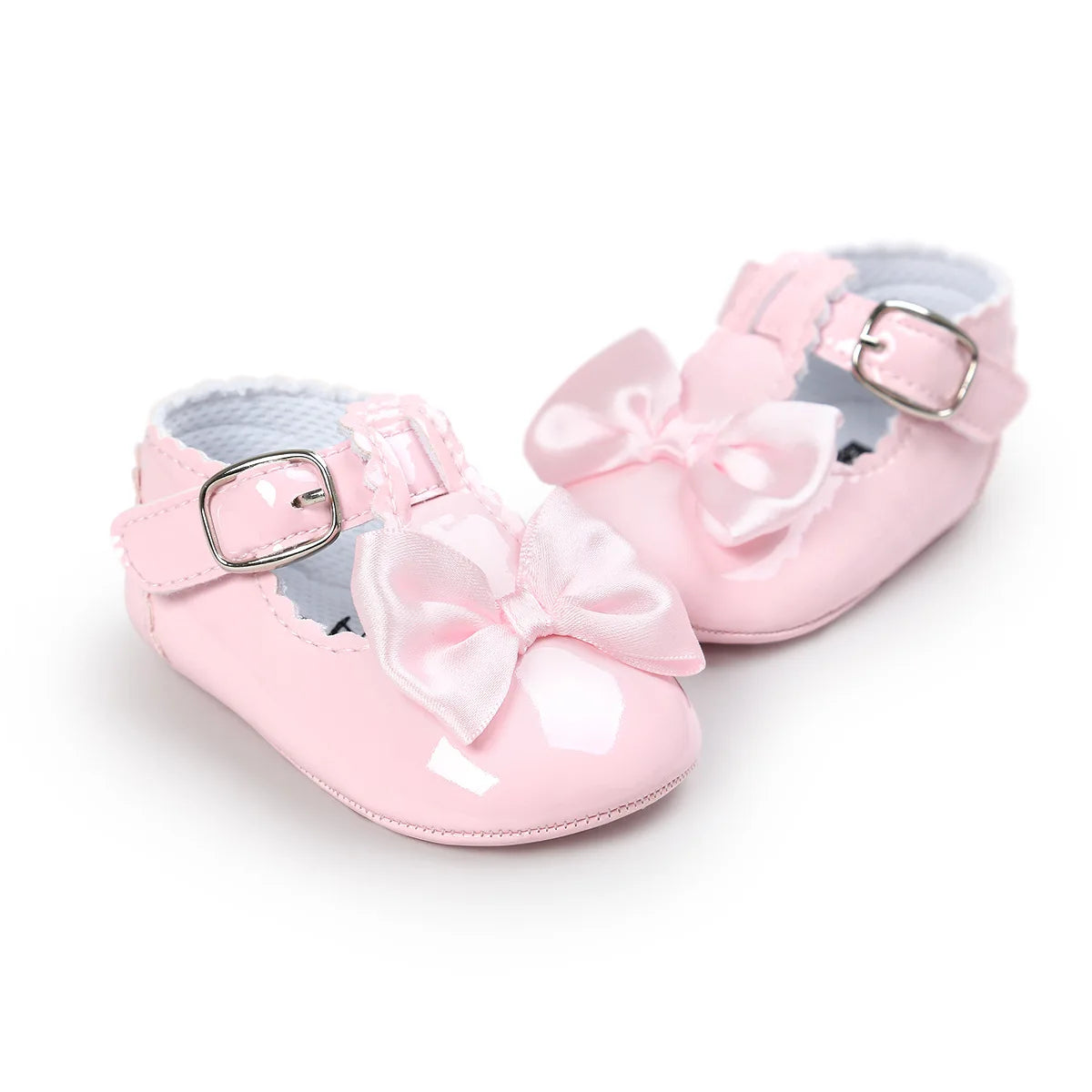 Bow Buckle Baby Shoes