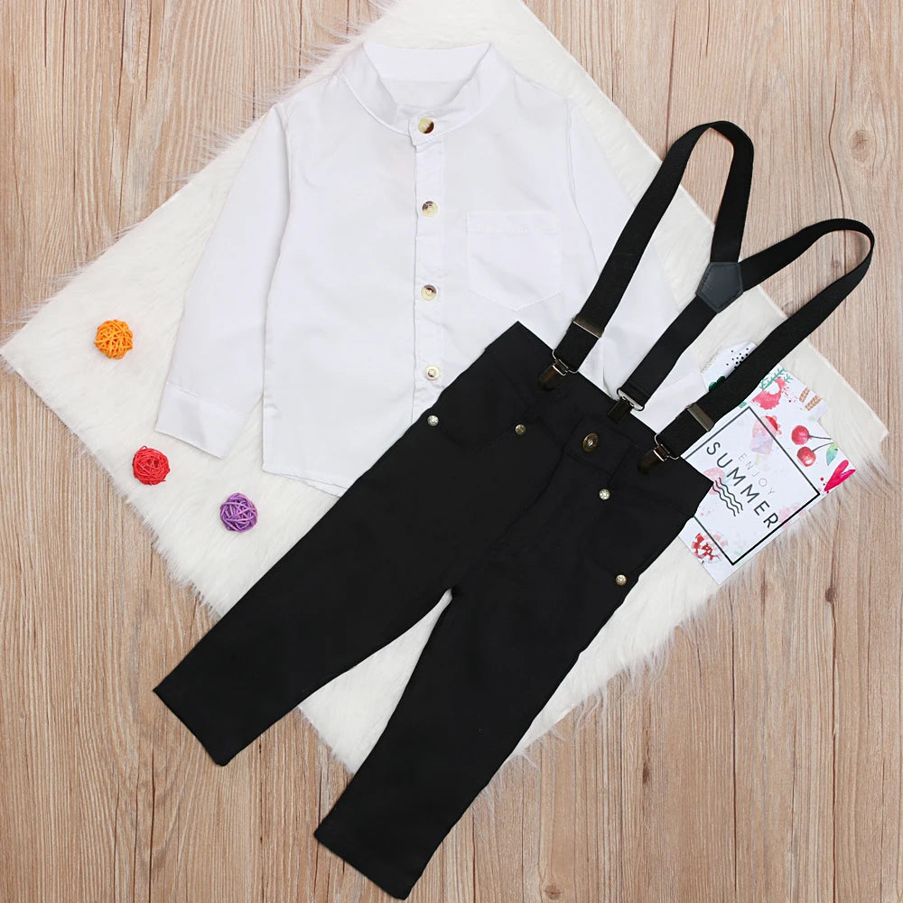 Long-Sleeved Shirt & Trousers