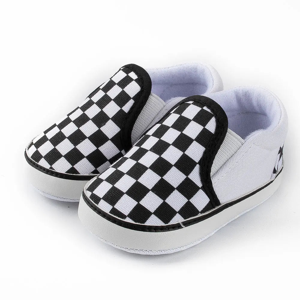 Checkered Cutie Baby Slip-Ons