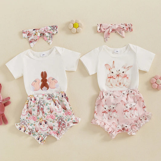 Bunny Love Baby Outfit Set