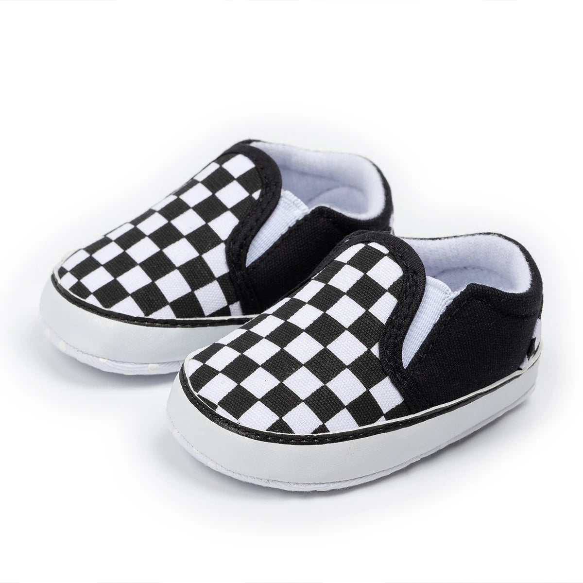 Checkered Cutie Baby Slip-Ons