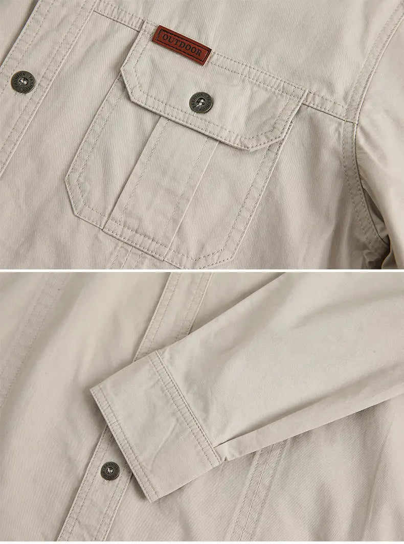 Men Casual Button Up Shirt