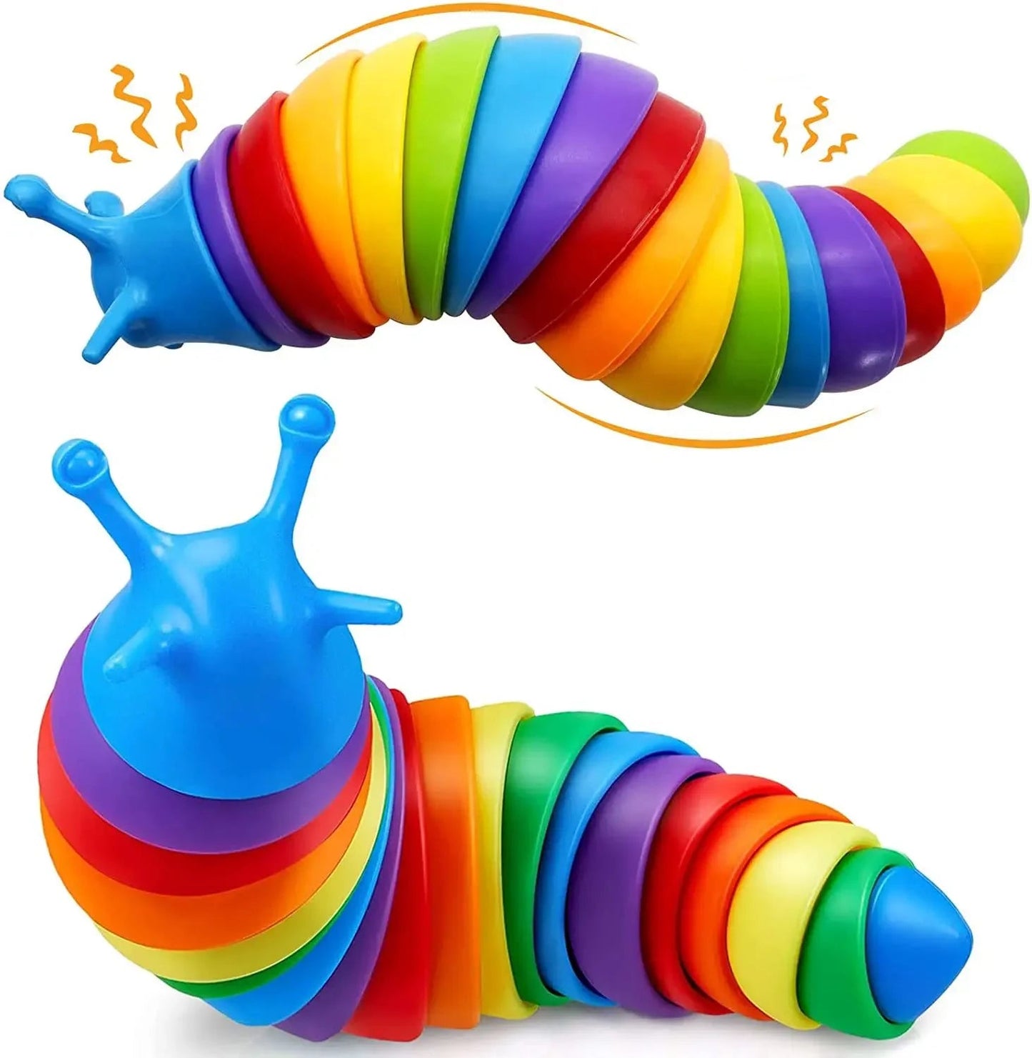 Colorful Fidget Slug Toy