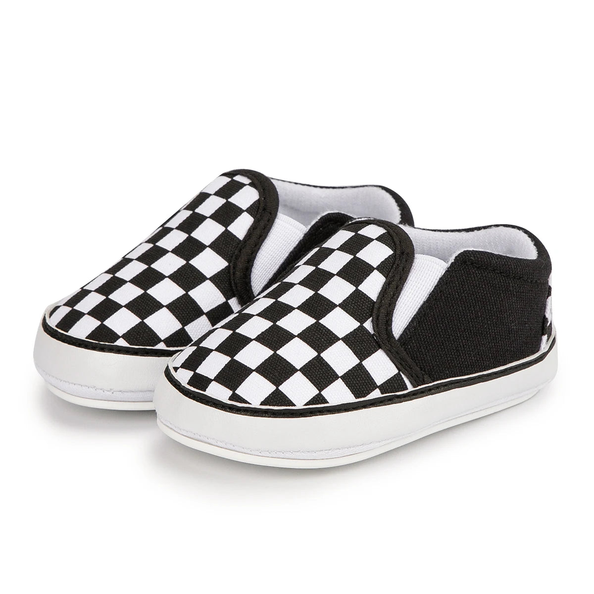 Checkered Cutie Baby Slip-Ons